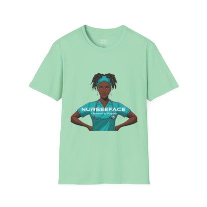 Nurse Graphic T-Shirt - Powered by Purpose - Unisex Softstyle Apparel