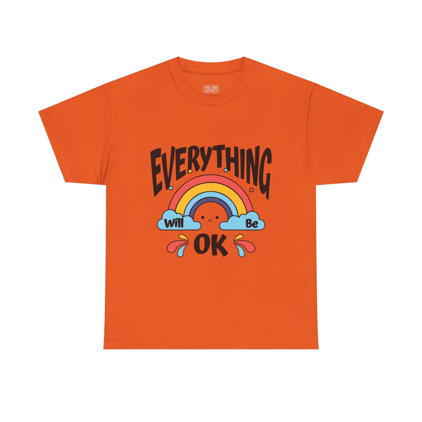 Everything Will Be OK Unisex Tee, Inspirational Shirt, Everyday Comfort Tee, Rainbow Graphic T-Shirt, Gift for Friends, Positive Vibes [...]