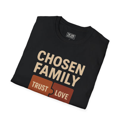 Chosen Family Unisex Softstyle T-Shirt | Trust Love Loyalty Unity Tee, Gift for Friends, Everyday Wear, Family Gathering Shirt, [...]