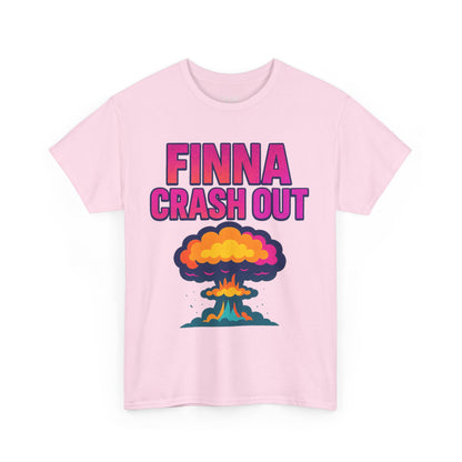 Funny Graphic Tee - Finna Crash Out, Casual Wear, Trendy Streetwear, Gift for Friends, Pop Culture Tees