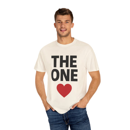 The One Heart Unisex T-shirt | Perfect for Valentine's Day, Couples, Casual Wear, Gift for Loved Ones, Heartfelt Statements
