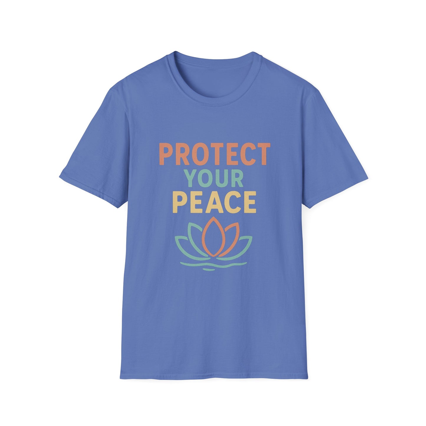 Protect Your Peace T-Shirt, Unisex Motivational Tee, Mindfulness Apparel, Gift for Yoga Lovers, Stress Relief Shirt