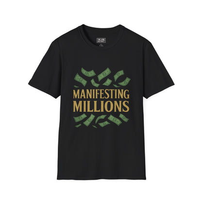 Manifesting Millions T-Shirt | Unisex Softstyle Tee for Dreamers, Motivational Gift for Entrepreneurs, Positive Vibes Tee, [...]