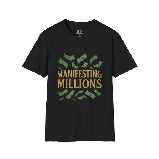 Manifesting Millions T-Shirt | Unisex Softstyle Tee for Dreamers, Motivational Gift for Entrepreneurs, Positive Vibes Tee, [...]