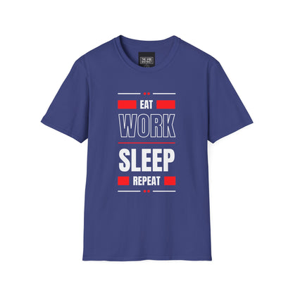 Eat Work Sleep Repeat Unisex Softstyle T-Shirt