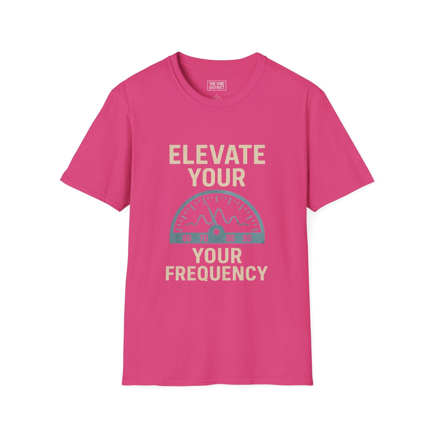 Elevate Your Frequency Unisex Softstyle T-Shirt, Motivational Tee for Music Lovers, Gift for Friends, Relaxed Fit, Everyday Wear, [...]