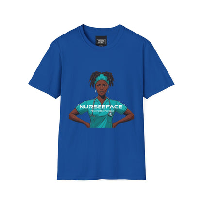 Nurse Graphic T-Shirt - Powered by Purpose - Unisex Softstyle Apparel