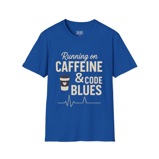Funny Caffeine & Code Unisex T-Shirt - Perfect for Programmers & Coffee Lovers