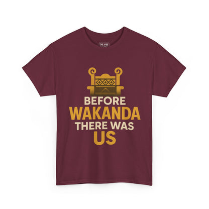Wakanda Pride Tee - Graphic Unisex Heavy Cotton T-Shirt for Black Panther Fans, Unique Gift Idea, Celebration Apparel, Statement Clothing