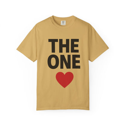 The One Heart Unisex T-shirt | Perfect for Valentine's Day, Couples, Casual Wear, Gift for Loved Ones, Heartfelt Statements