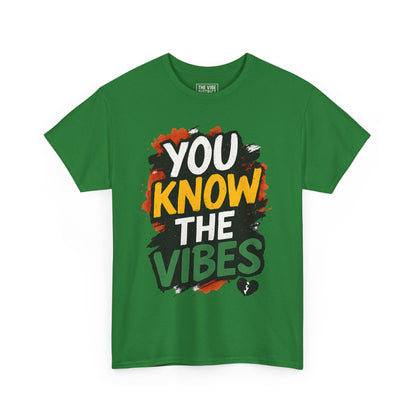 Vibrant Vibes Tee | Unisex Heavy Cotton Shirt, Casual Wear, Gift for Friends, Summer Outfit, Motivational T-Shirt, Festival Fashion