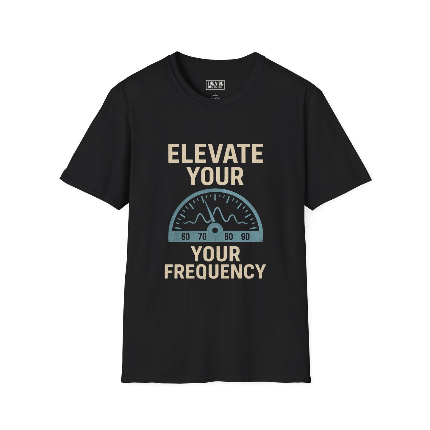 Elevate Your Frequency Unisex Softstyle T-Shirt, Motivational Tee for Music Lovers, Gift for Friends, Relaxed Fit, Everyday Wear, [...]