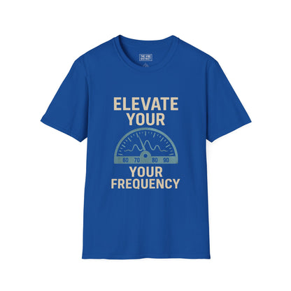 Elevate Your Frequency Unisex Softstyle T-Shirt, Motivational Tee for Music Lovers, Gift for Friends, Relaxed Fit, Everyday Wear, [...]