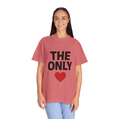 The Only Heart Unisex T-Shirt | Cute Couple's Tee, Valentine's Day Gift, Relationship Shirt, Casual Love Tee, Heart Design Shirt