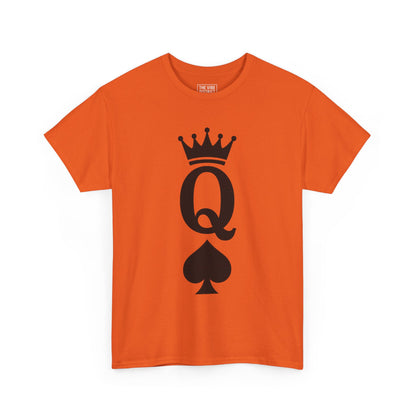Queen of Spades Tee - Stylish Unisex Cotton Top for Card Game Lovers, Casual Wear, Gift for Gamers, Birthday Shirt, Unique Fashion